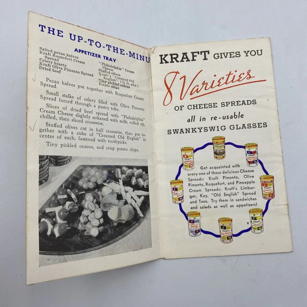 1940s Appetite Tempters from the Kraft‎ Kitchen Recipe Pamphlet Kraft-Phenix